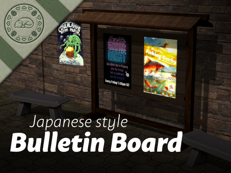 Japanese Style Bulletin Board