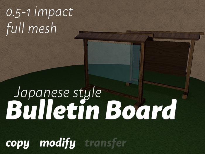 Japanese Style Bulletin Board Sleepy Kitty